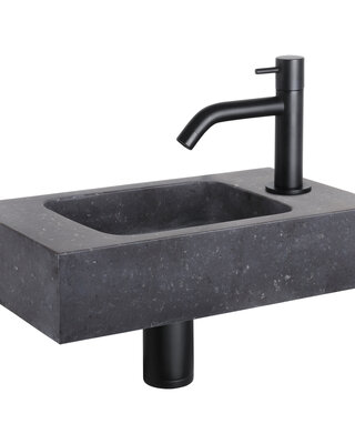 Differnz Zwarte Fonteinset - Natuursteen - L40 x B22 x H9 cm