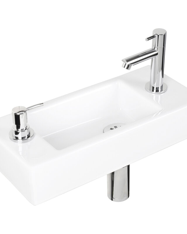 Differnz Sapon Fonteinset - Met Zeeppomp - L42 x B18,5 x H9 cm