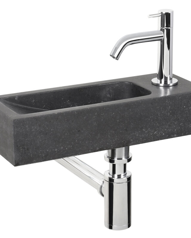 Differnz Luxor Fonteinset - Zwart - L38 x B14 x H8 cm