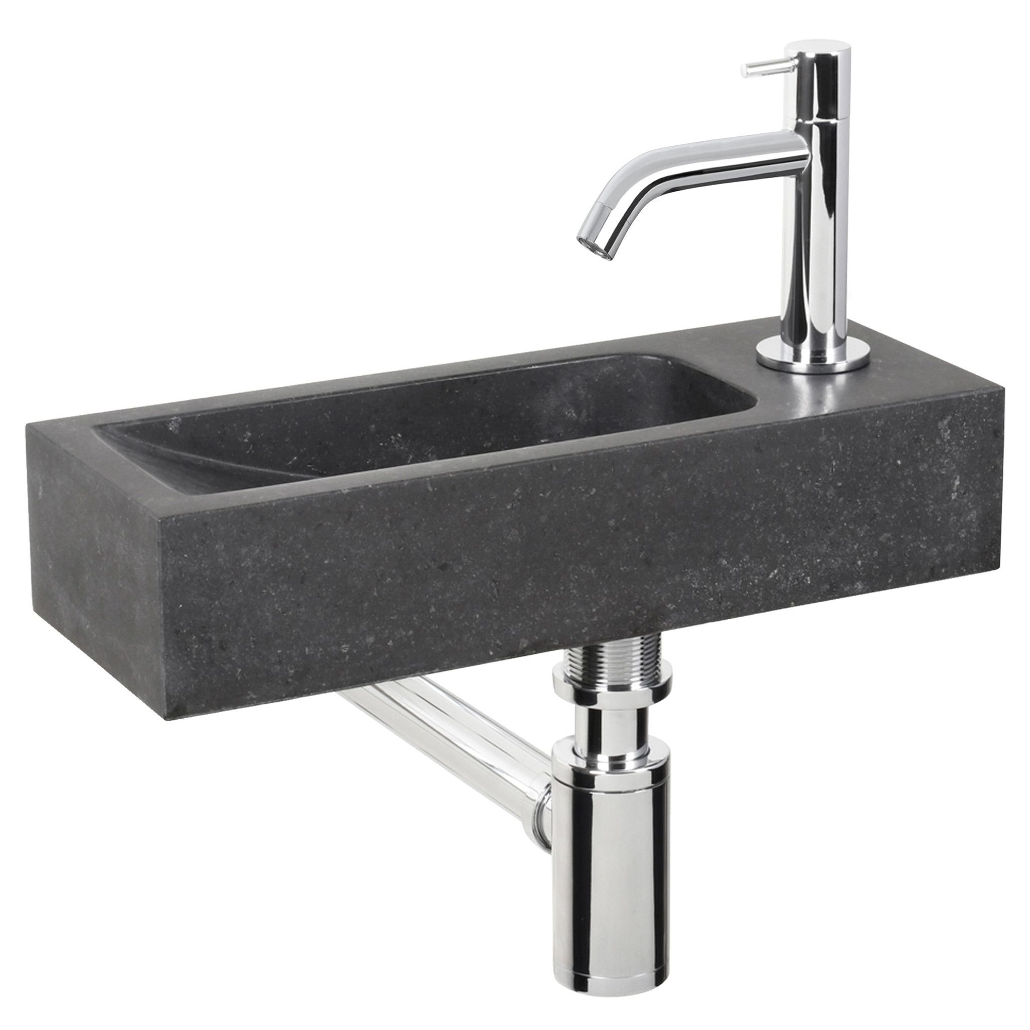 Differnz Luxor Fonteinset - Zwart - L38 x B14 x H8 cm