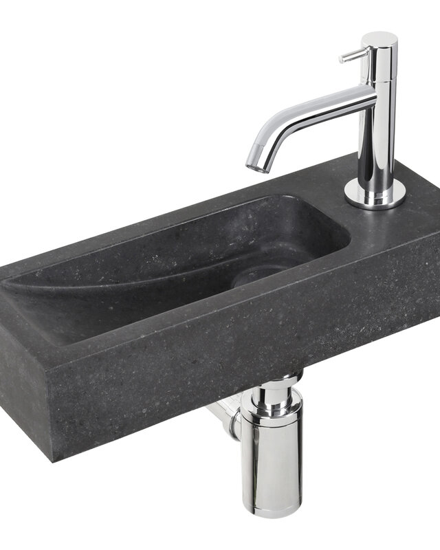 Differnz Luxor Fonteinset - Zwart - L38 x B14 x H8 cm