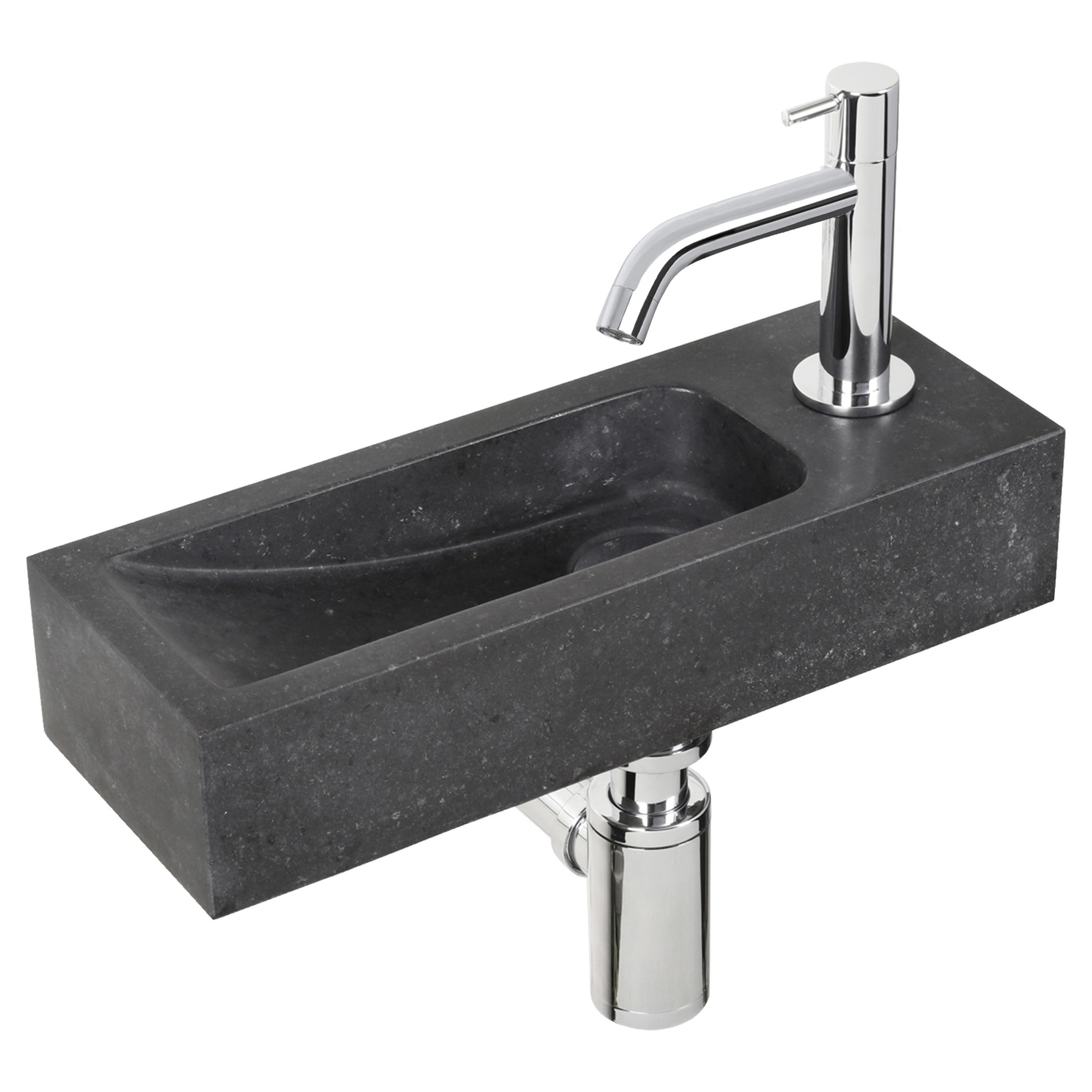 Differnz Luxor Fonteinset - Zwart - L38 x B14 x H8 cm