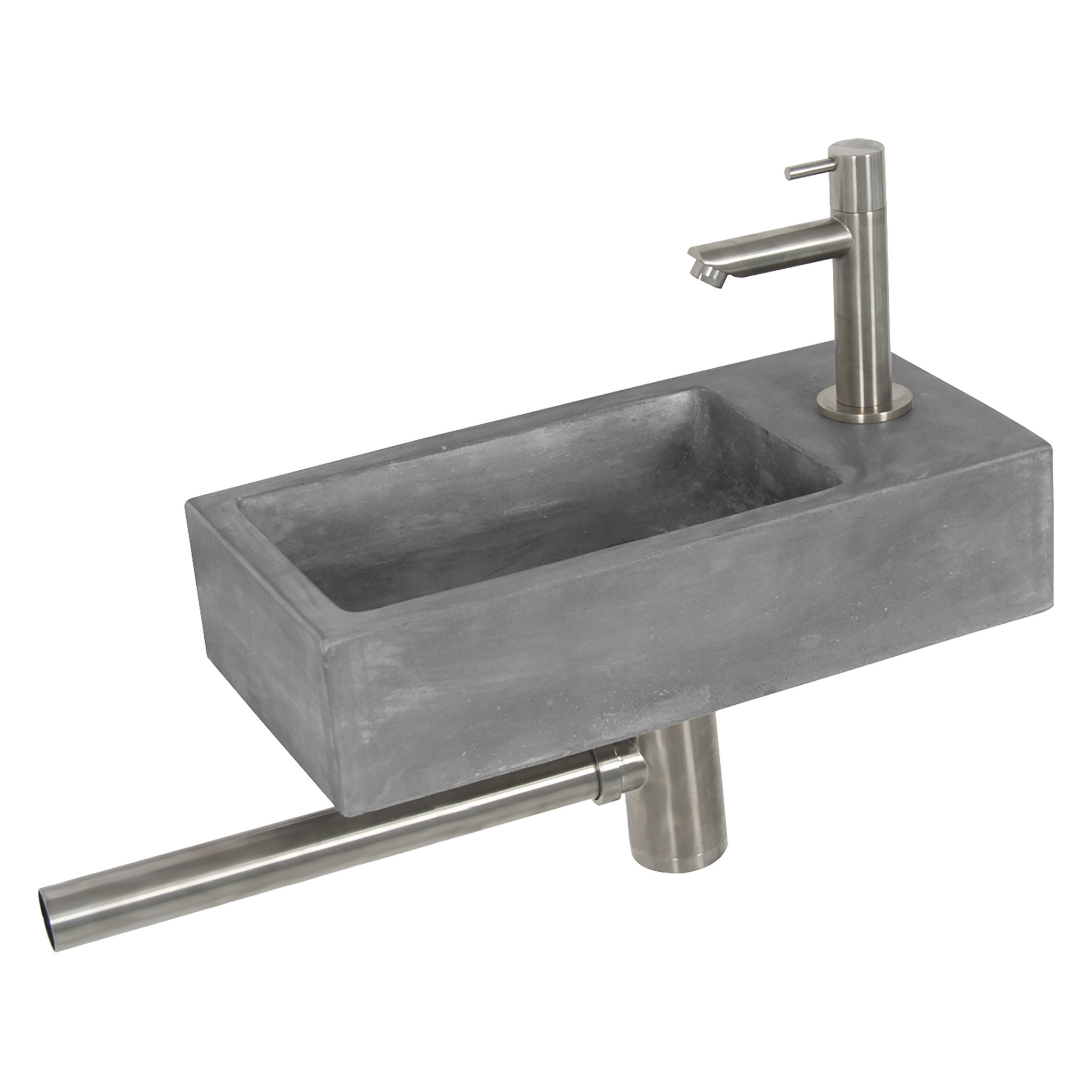 Differnz Juti Fonteinset - Donkergrijs - L38 x B18,5 x H9 cm