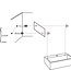 Differnz Flat Fonteinset - Lichtgrijs - L38 x B24 x H8 cm