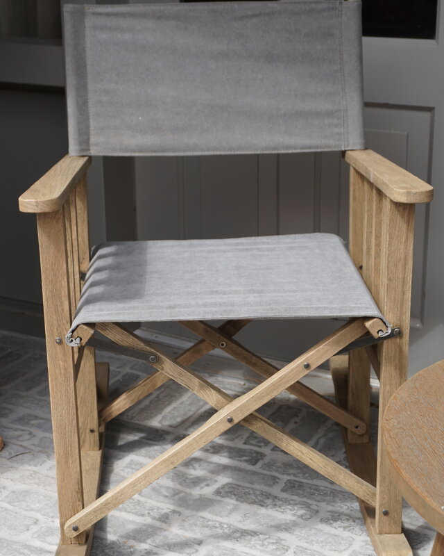 Rene Houtman Schommelstoel Flo donkergrijs Hout 75x60x86