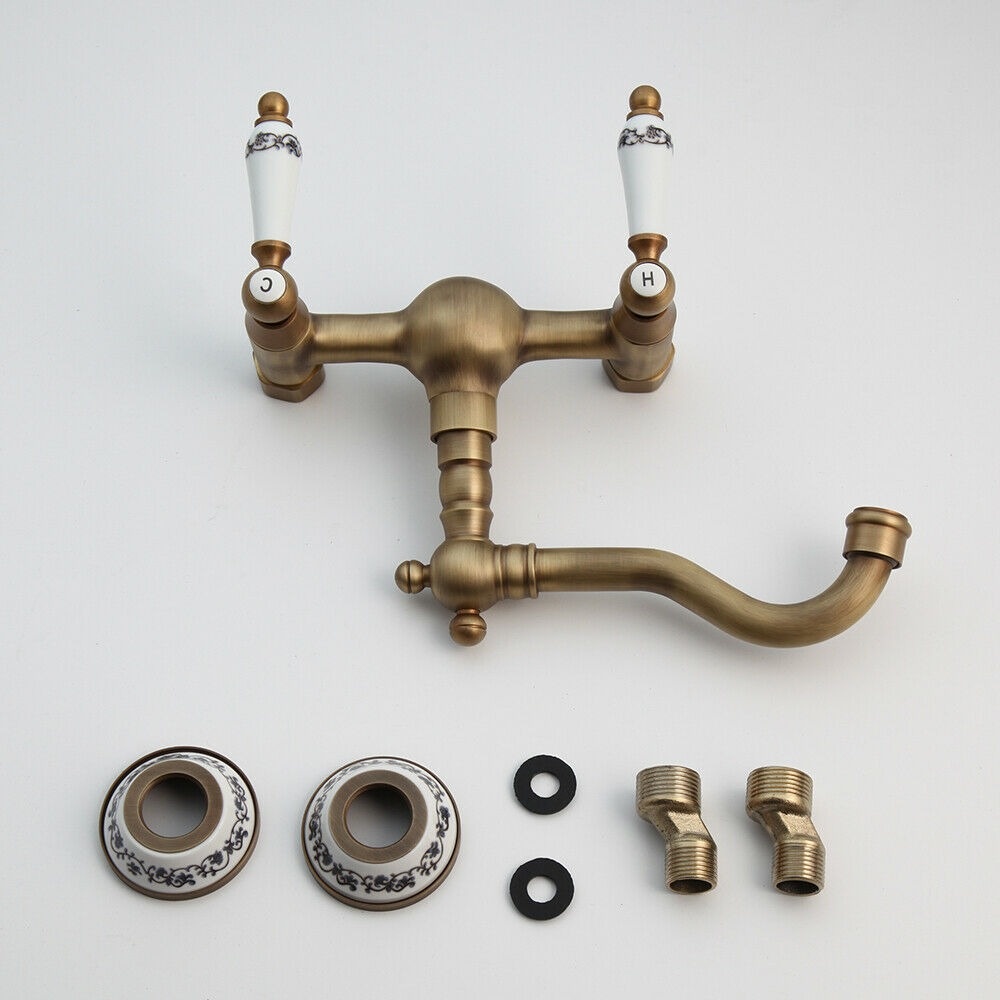 Rene Houtman Nostalgische Bronzen Muurkraan - H17,5 cm