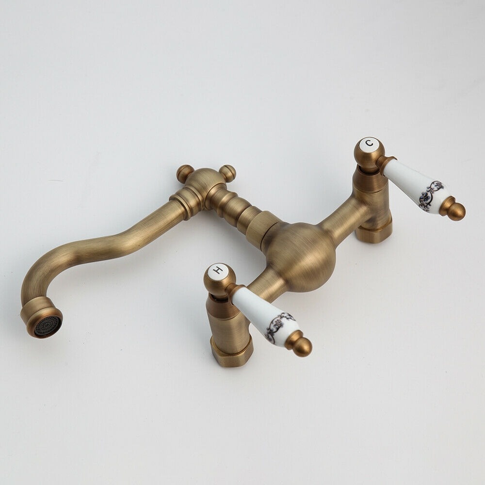 Rene Houtman Nostalgische Bronzen Muurkraan - H17,5 cm