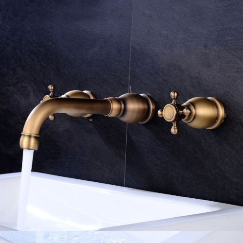 Rene Houtman Antiek Bronzen Muurkraan - L20 cm