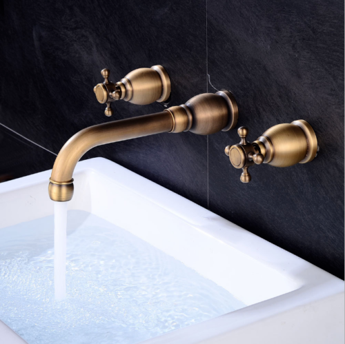Rene Houtman Antiek Bronzen Muurkraan - L20 cm