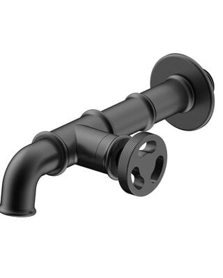 Rene Houtman Zwarte Koudwaterkraan - Industrieel - L163,6 mm