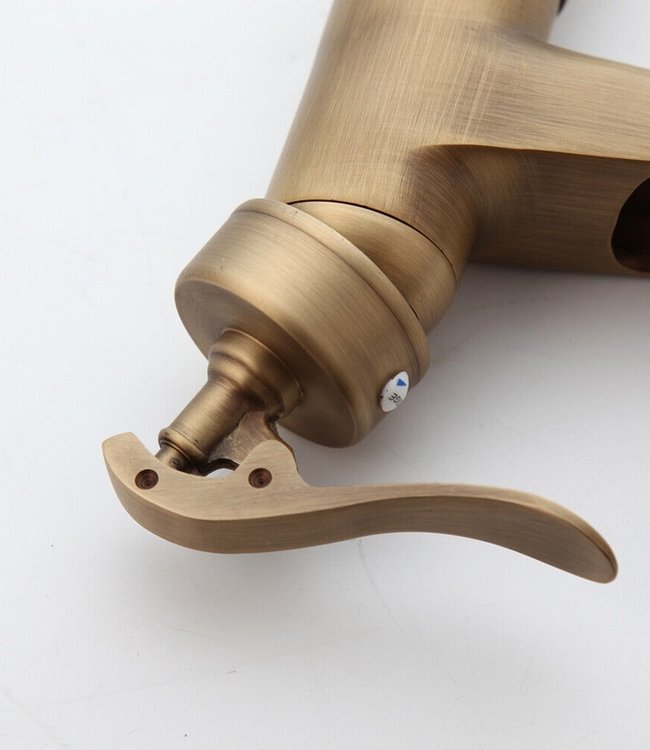 Rene Houtman Bronzen Watervalkraan - Landelijk - 34,5 cm