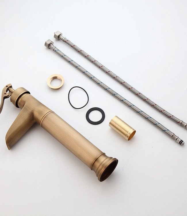 Rene Houtman Bronzen Watervalkraan - Landelijk - 34,5 cm