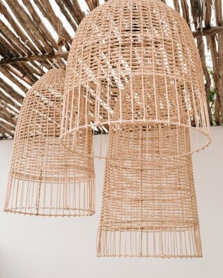 Bazar Bizar The Amalfi Hanglamp - Naturel - L50 x H55 cm