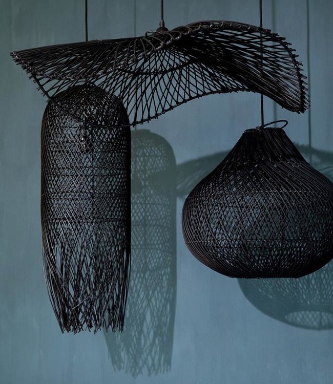 Bazar Bizar Chapeau Pendant Hanglamp - Zwart - L