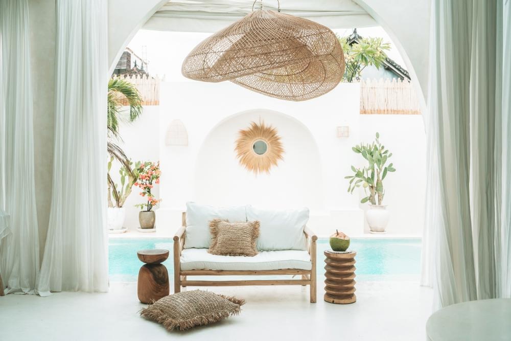 Bazar Bizar Cloud Pendant - Naturel - XXL