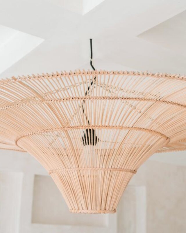Bazar Bizar The Sky Pendant - Natural Rotan - XXL - Diameter 150 cm