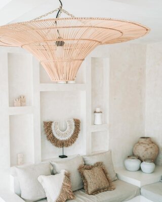 Bazar Bizar The Sky Pendant - Hanglamp - Natural - XXL