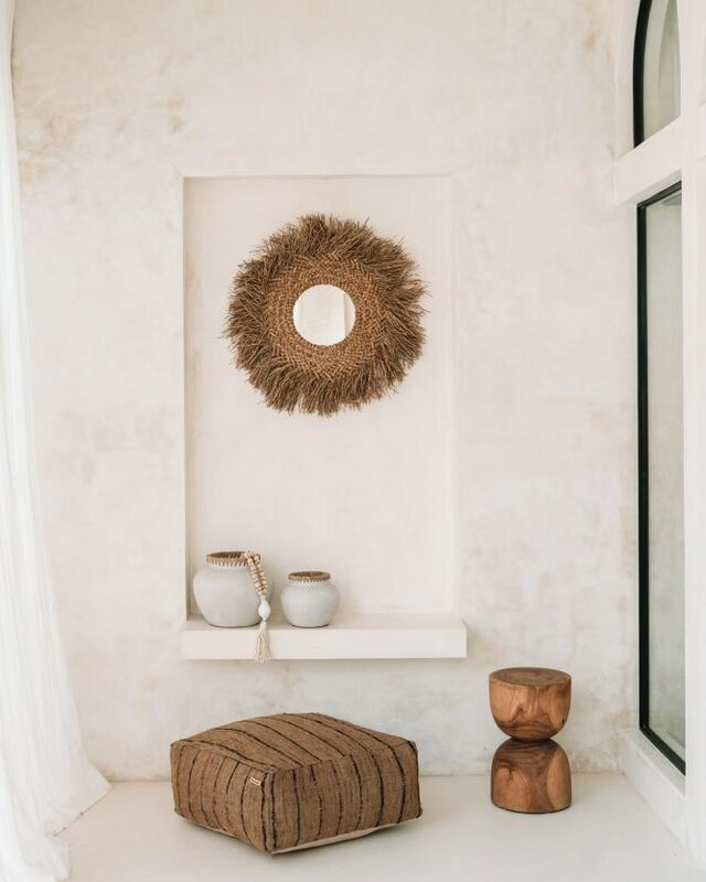 Bazar Bizar The Early Monday Spiegel - Natural - Diameter 75 cm