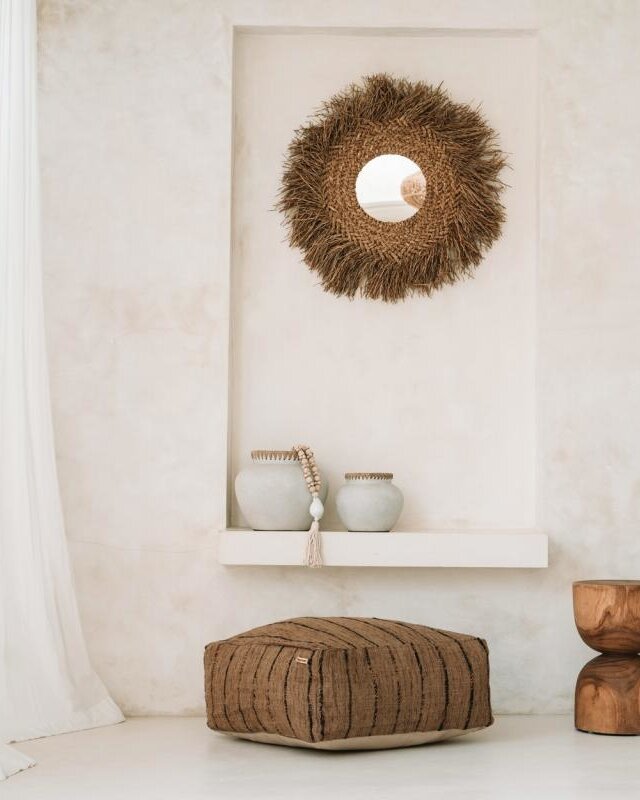 Bazar Bizar The Early Monday Spiegel - Natural - Diameter 75 cm