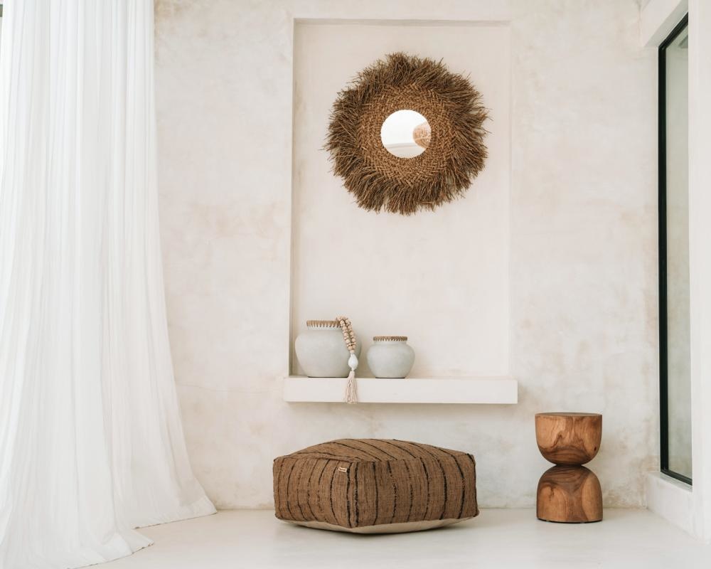 Bazar Bizar The Early Monday Spiegel - Natural - Diameter 75 cm