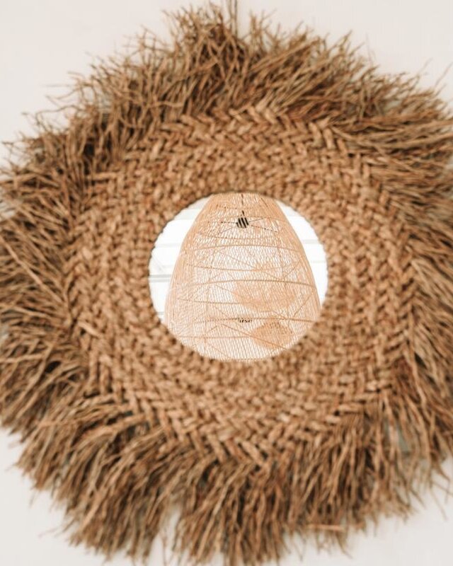 Bazar Bizar The Early Monday Spiegel - Natural - Diameter 75 cm