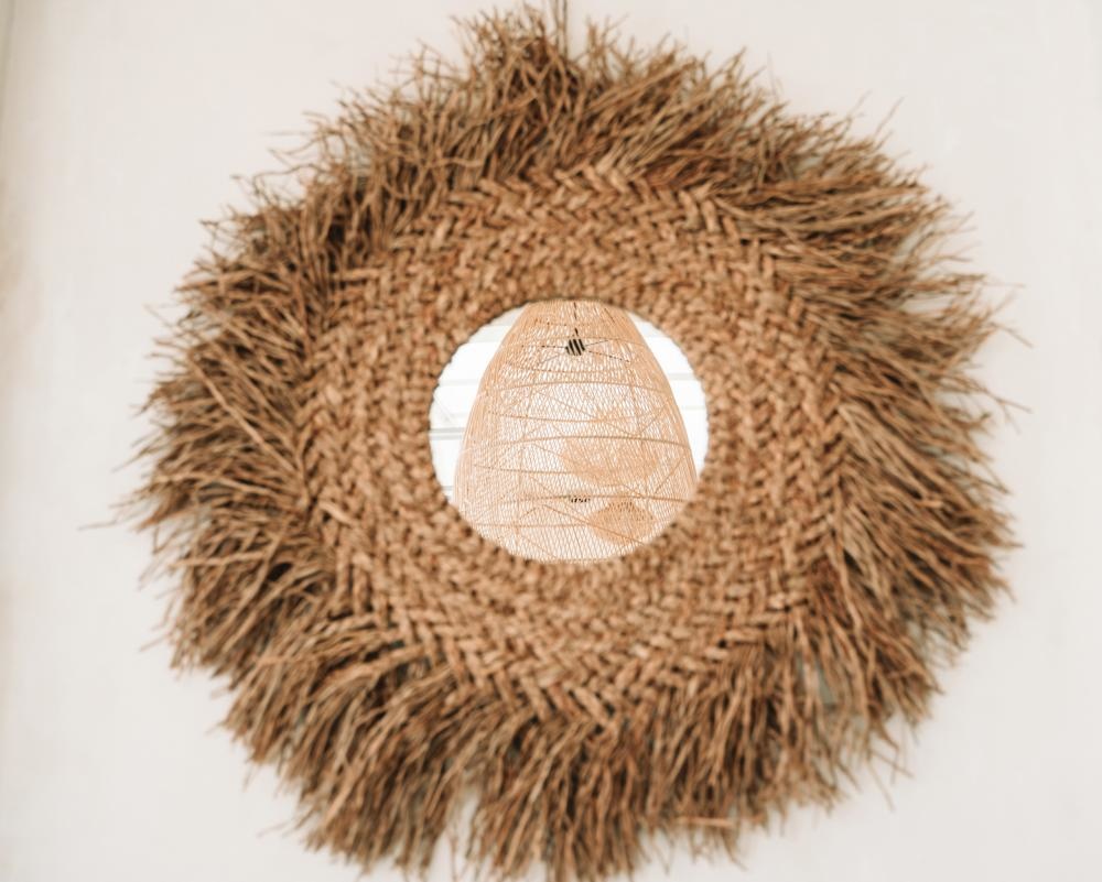 Bazar Bizar The Early Monday Spiegel - Natural - Diameter 75 cm