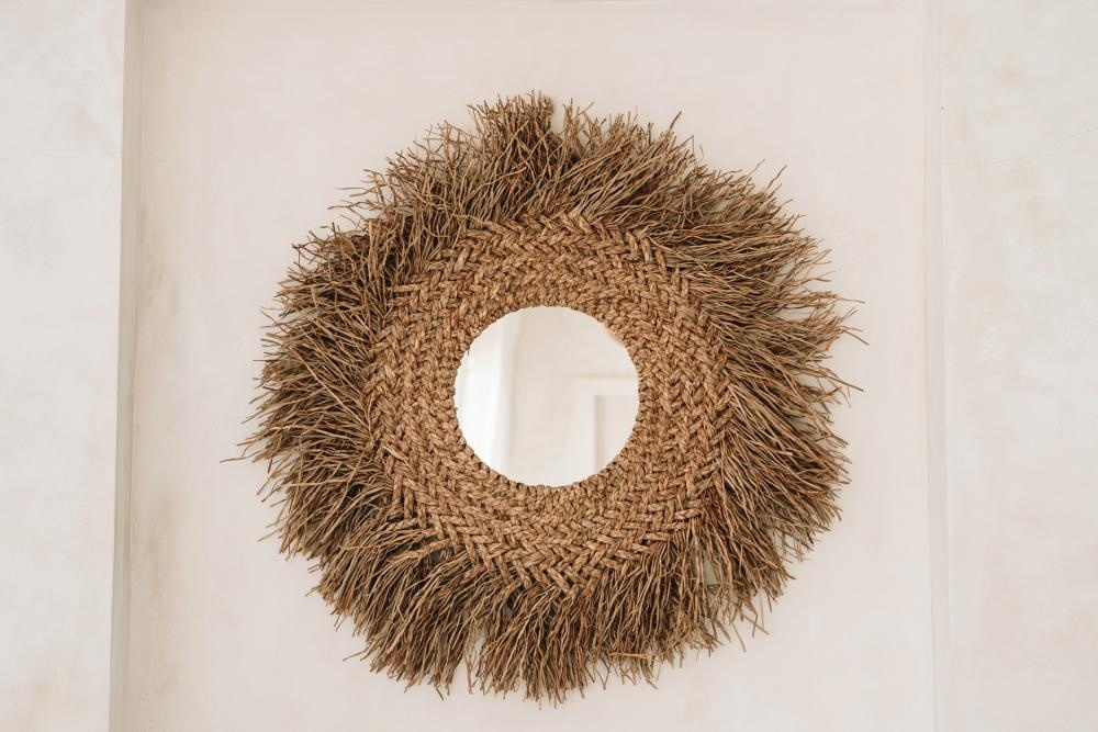 Bazar Bizar The Early Monday Spiegel - Natural - Diameter 75 cm