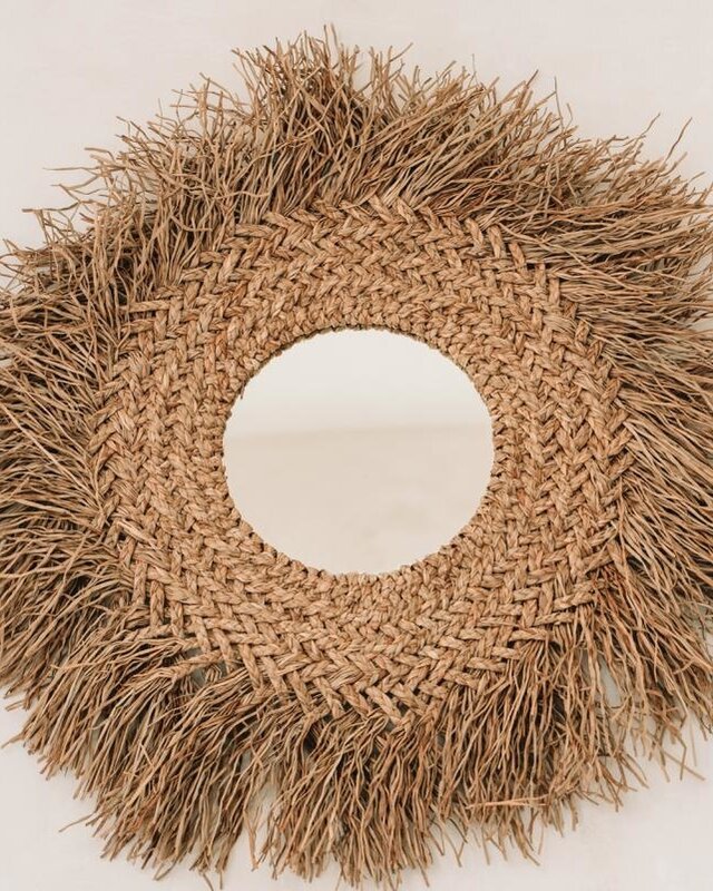 Bazar Bizar The Early Monday Spiegel - Natural - Diameter 75 cm