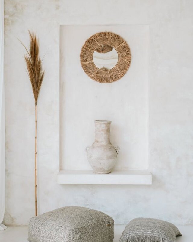 Bazar Bizar The Palm Tree Mirror - Naturel - M