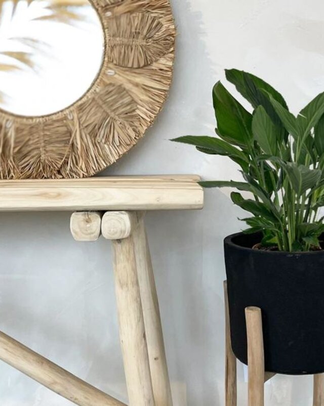 Bazar Bizar The Palm Tree Mirror - Naturel - M