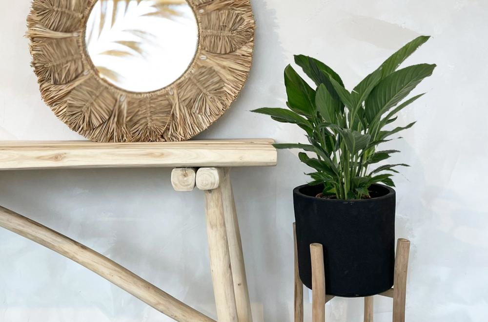Bazar Bizar The Palm Tree Mirror - Naturel - M