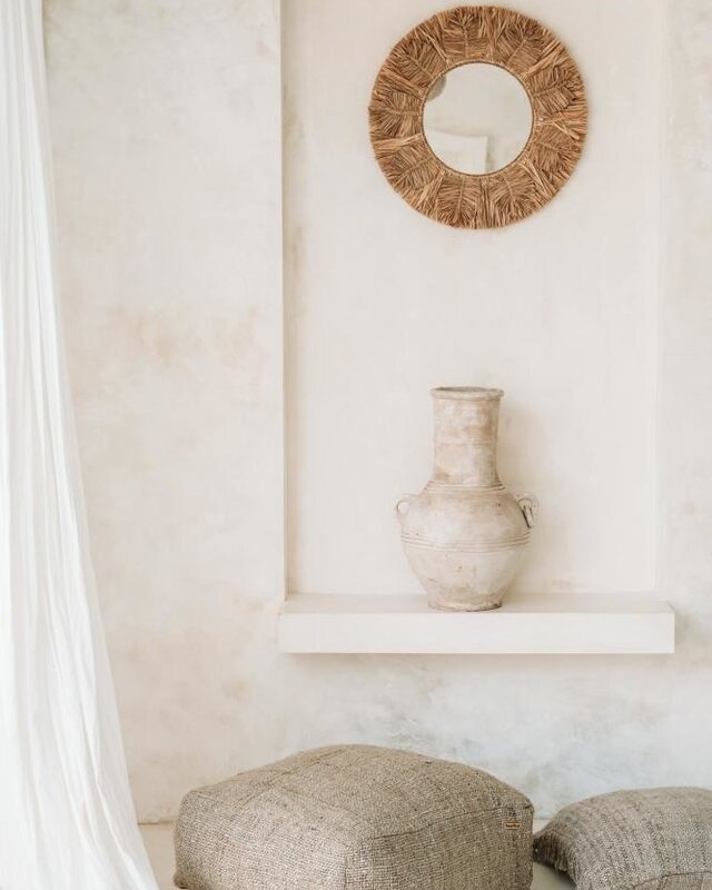 Bazar Bizar The Palm Tree Mirror - Naturel - M