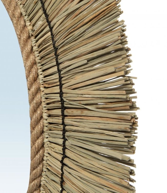 Bazar Bizar The St Barth Spiegel - Natural - Diameter 65 cm