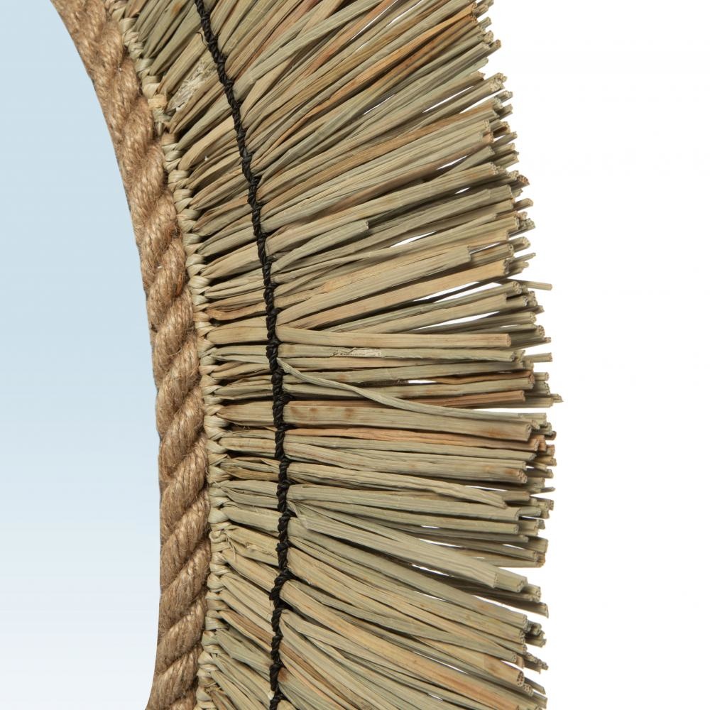 Bazar Bizar The St Barth Spiegel - Natural - Diameter 65 cm