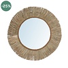 The St Barth Spiegel - Natural - Diameter 65 cm