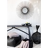 The Tropical Spiegel - Zwart - L- Diameter 85 cm