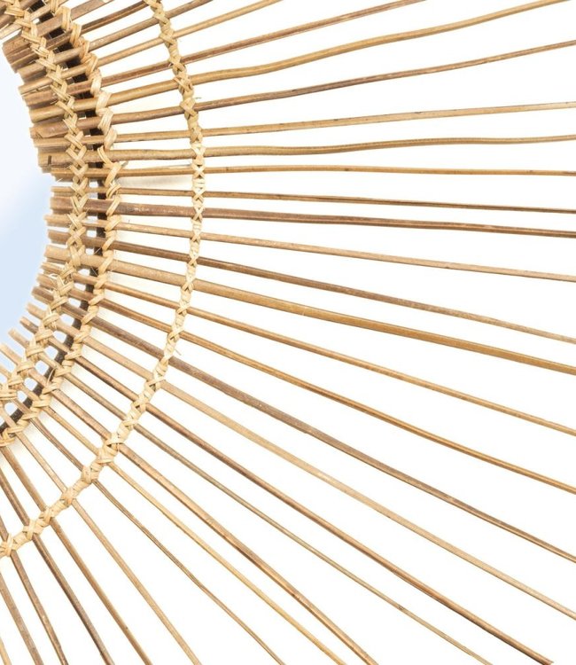 Bazar Bizar The Tropical Mirror - Natural - L - Diameter 85 cm