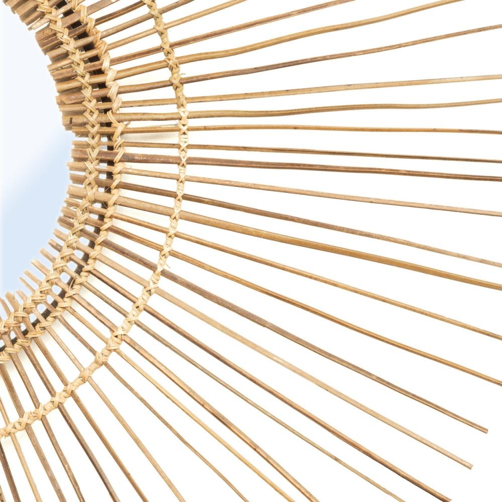 Bazar Bizar The Tropical Mirror - Natural - L - Diameter 85 cm