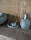 Rene Houtman Zeepdispenser + Schaaltje Natuursteen Set-006