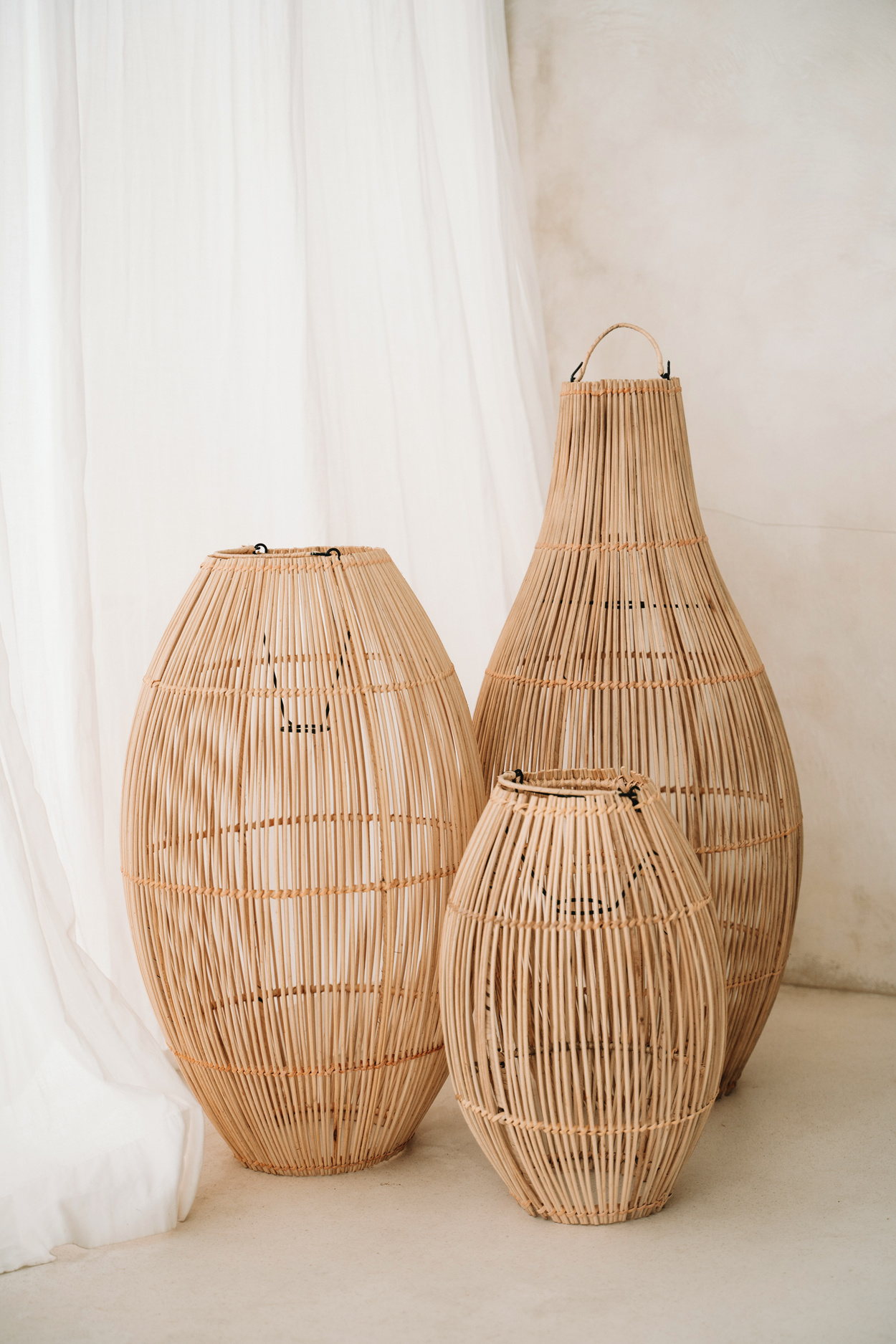 Bazar Bizar The Zuri Hanglamp - Naturel - H60 cm