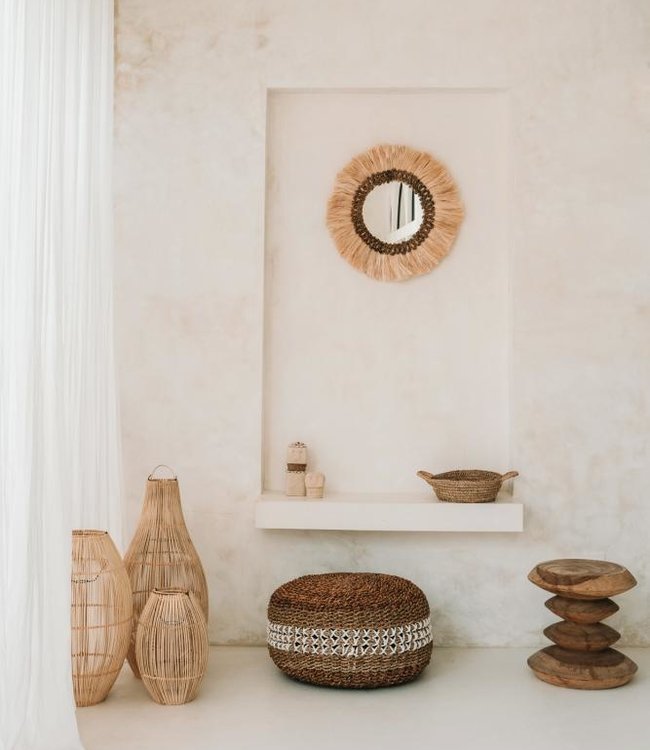 Bazar Bizar The Zuri Hanglamp - Naturel - H60 cm