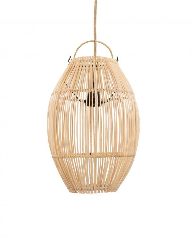 Bazar Bizar The Zuri Hanglamp - Naturel - H38 cm