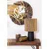 Chalki Tafellamp - Zwart & Naturel