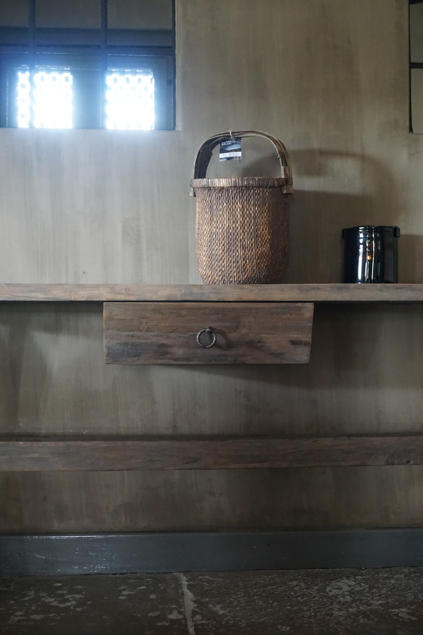 Rene Houtman Sidetable Oud Hout Cross Met Lade L160 cm