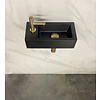 Mini-Rhea Fontein Set - Links - L36 x B18 cm - Zwart/Goud