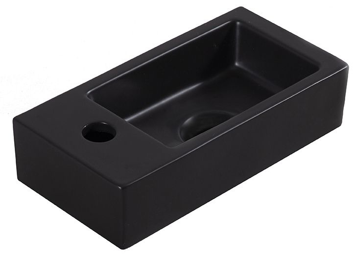 Wiesbaden Mini-Rhea Fontein Set - Links - L36 x B18 cm - Zwart/Goud