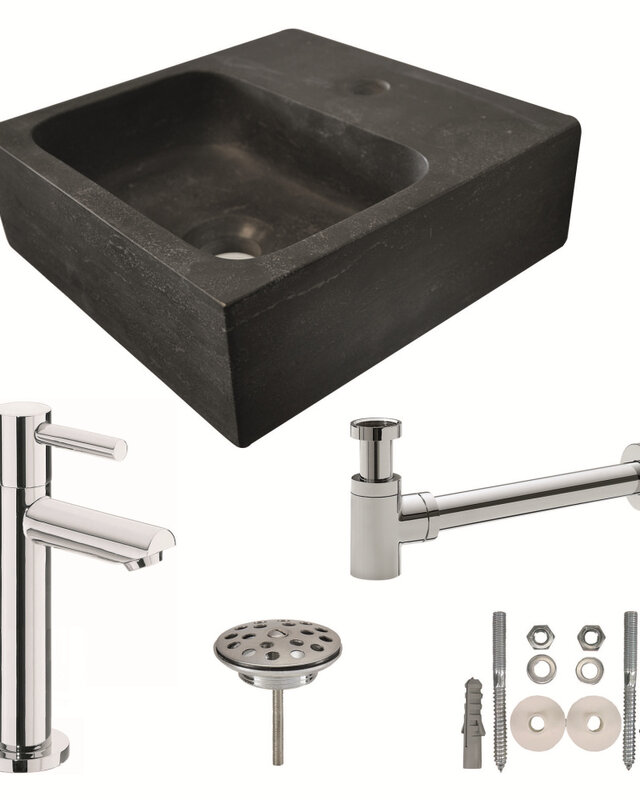 Wiesbaden Hardstenen Fontein - Vierkant - L30 x B30 x H10 cm