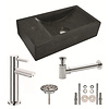 Hardstenen Fontein-Set - Links - 40x22 cm