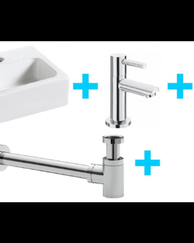 Wiesbaden Leto Fontein - Inclusief Amador Toiletkraam Chroom