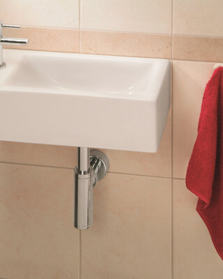 Wiesbaden Metis Fontein - Compleet Wit - L50 x B25 cm